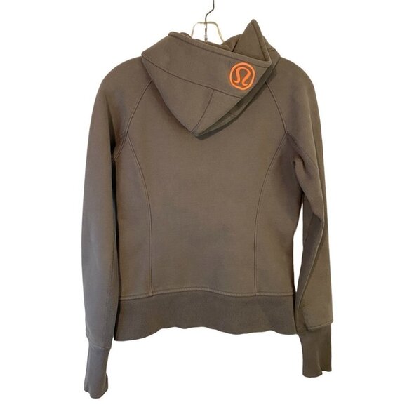 Lululemon Scuba  Hoodie II Ladies 8 Fatigue Green} - Picture 2 of 11